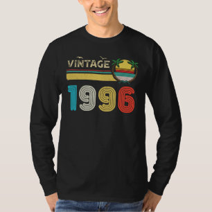 T-shirt 26 ans Vintage 1996 Retro 26e anniversaire