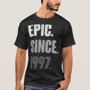 T-shirt 26 Ans Vintage 1997 Anniversaire 26e Décorati