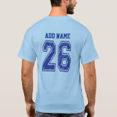 T-shirt 26 Jersey Personnalisé (Dos)