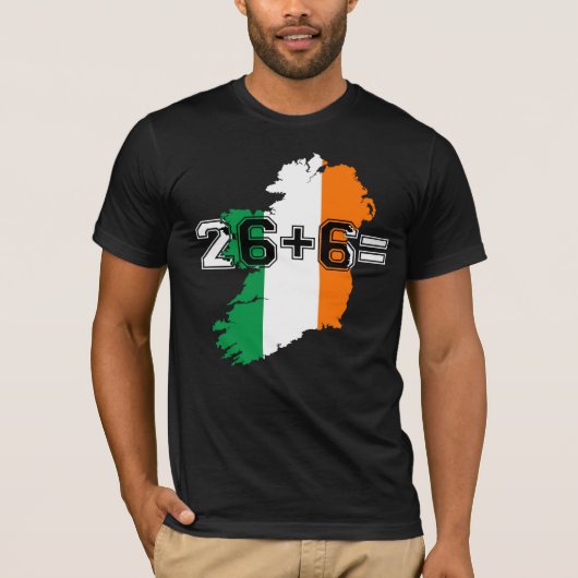 T-SHIRT 26+L'IRLANDE UNIE PAR 6=1 (Devant)