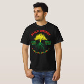 T-shirt 26 Mois de l'histoire des Noirs Fierté africaine V (Devant entier)