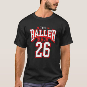 T-shirt 26e anniversaire Basketball 26 ans Anniversaire