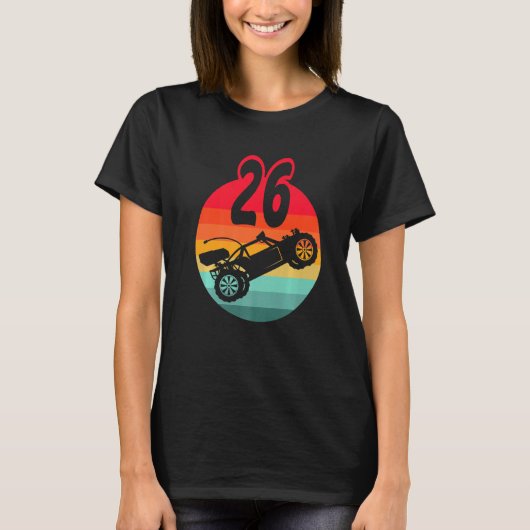 T-shirt 26e Anniversaire I Racing Jeu I Remote Control RC (Devant)