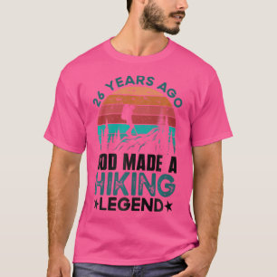 T-shirt 26E Anniversaire Randonnée Montagne 26 Ans Randonn