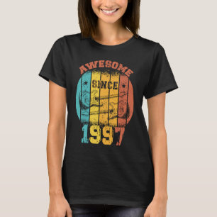 T-shirt 26e anniversaire Vintage 1997 Retro 26 ans Guit