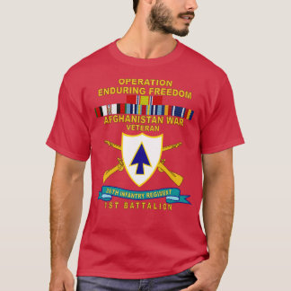 T-shirt 26e Régiment d'infanterie DUI w Br Ribbon TOP 1re