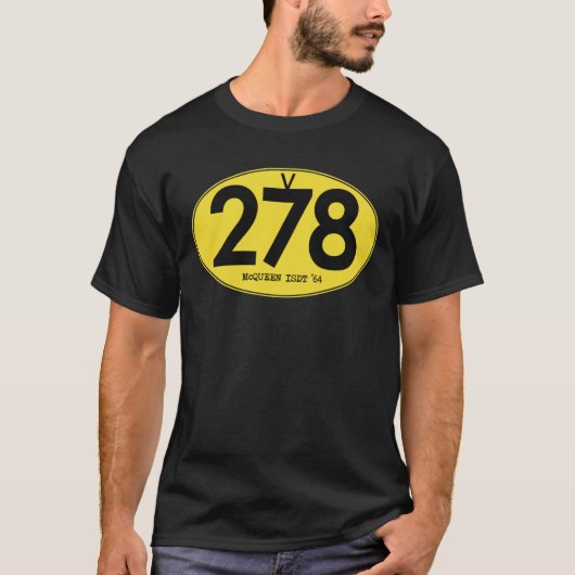 T-shirt 278 McQueen ISDT 1964 Classic (Devant)
