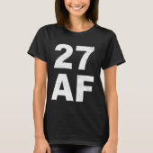T-shirt 27 AF - Chemise d'anniversaire 27e Hommes  (Devant)