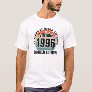 T-shirt 27 Ans D'Être Impressionnant Vintage 1996 Limited