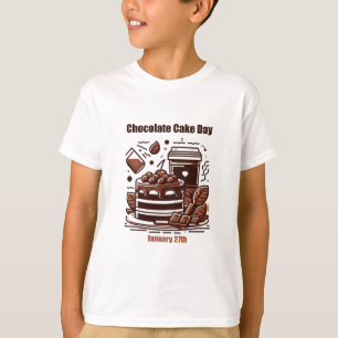 T-shirt 27 janvier - Journée du gâteau au chocolat