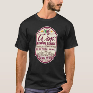T-shirt 27e anniversaire I Service d'enlèvement de vin I V