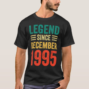 T-shirt 27e anniversaire Légende depuis décembre 1995 27 a