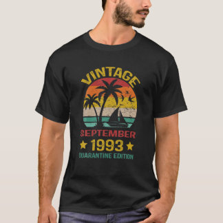 T-shirt 27E Anniversaire Vintage Septembre 1993 Quarantine