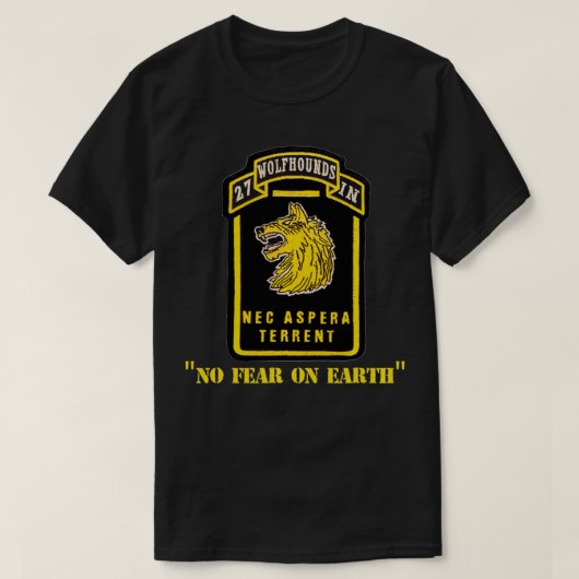 T-shirt 27e régiment d'infanterie Wolfhounds U (Design devant)