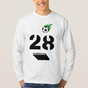 T-shirt 28 Américain Football Football Fan Joueur Sports