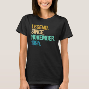T-shirt 28 Ans Awesome Depuis Novembre 1994 28th Bir