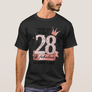 T-shirt 28 & Fabulous I Rose Et Groupe White Party Candid
