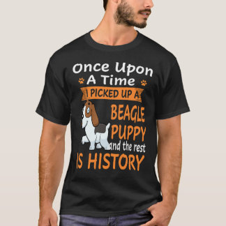 T-shirt 28 Un À La Fois - Chiot Beagle