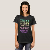 T-shirt 28 Years Married Funny 28th Wedding Anniversary (Devant entier)