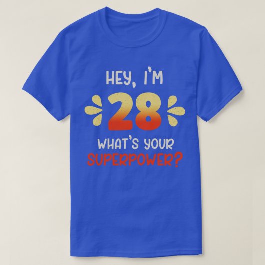 T-shirt 28e anniversaire 1 (Design devant)