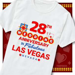T-shirt 28e anniversaire de mariage d'un couple fabuleux d