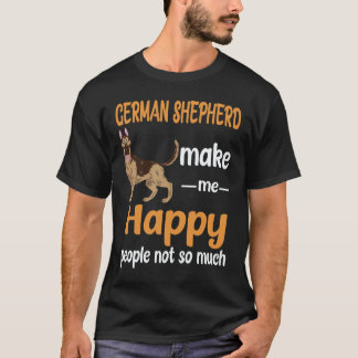 T-shirt 29 Allemand de berger me rendent heureux les gens