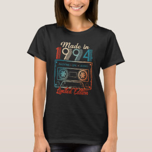 T-shirt 29 Anniversaire Anniversaire Fabriqué en 1994 Band