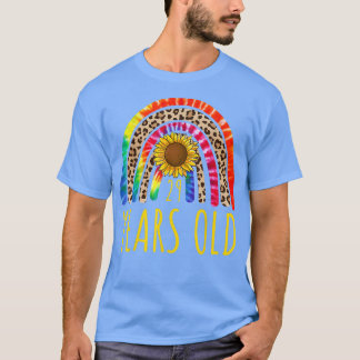 T-shirt 29 Ans 29e Anniversaire Tie Dye Tournesol Leopa