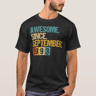 T-shirt 29 Ans Awesome Depuis Septembre 1993 29e 1