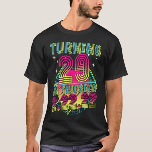 T-shirt 29 ans mardi 2 22 22 février 2022 (Devant)