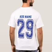 T-shirt 29 coutume Jersey (Dos)