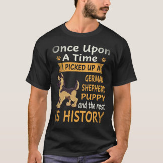 T-shirt 29 Il était une fois j'ai ramassé un Berger Allema
