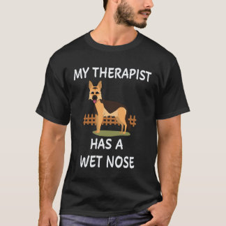 T-shirt 29 Mon thérapeute a un berger allemand au nez humi