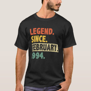 T-shirt 29e anniversaire Awesome depuis février 1994 29 an
