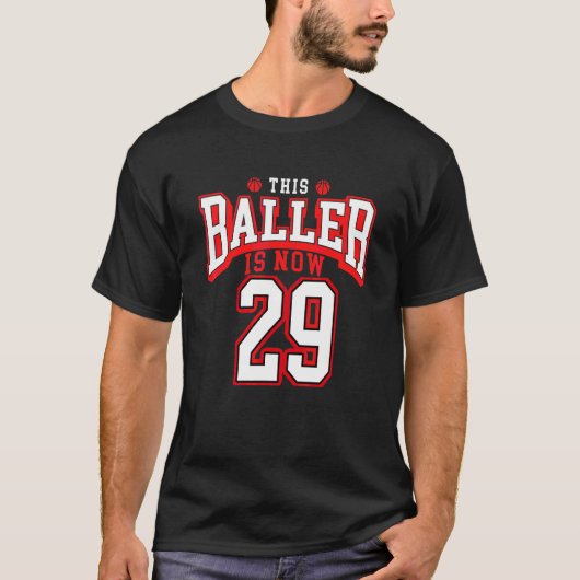 T-shirt 29e anniversaire Basketball 29 ans Anniversaire (Devant)