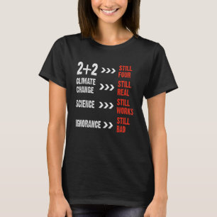 T-shirt 2+2 Encore quatre professeurs Professeur de physiq
