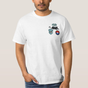 T-shirt 2/47th FNI. CMB, panthère et chemise de correctio
