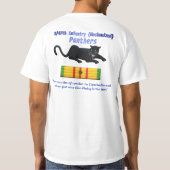 T-shirt 2/47th FNI. Opn. Chemise de panthère de (Dos)