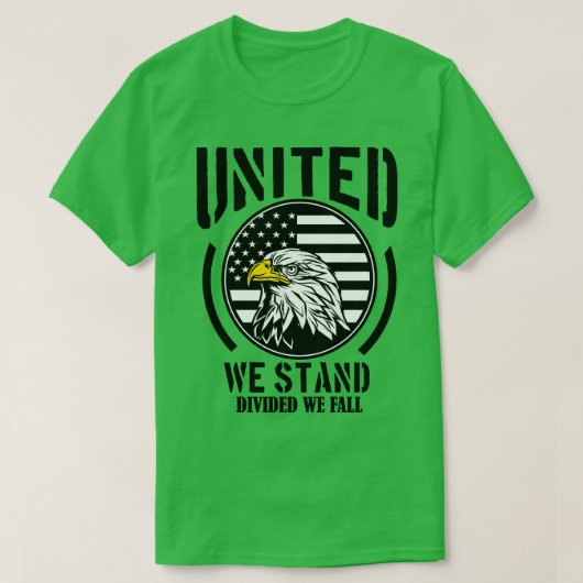 T-SHIRT 2 AMÉRIQUE UNIE (Design devant)