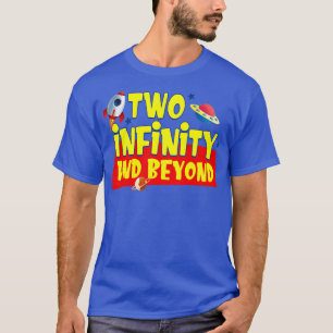 T-shirt 2 Ans Deux Infinies' Et au-delà' 2e Anniversaire