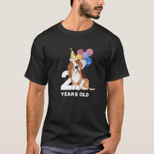 T-shirt 2 ans garçon fille amour chien animal Basset Hound