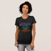 T-shirt 2 Corinthiens 5:17 Espagnol (Devant entier)