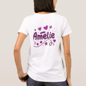 T-shirt 2 Couleur amélie 1 (Dos)