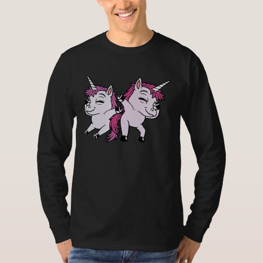 T-shirt 2 Dabbing Unicorns Team (Devant)