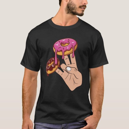 T-shirt 2 Dans le rose 1 dans le puant Dirty Humour (Devant)
