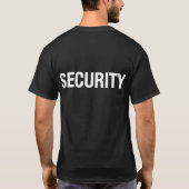 T-shirt 2 de SÉCURITÉ dégrossi (Dos)