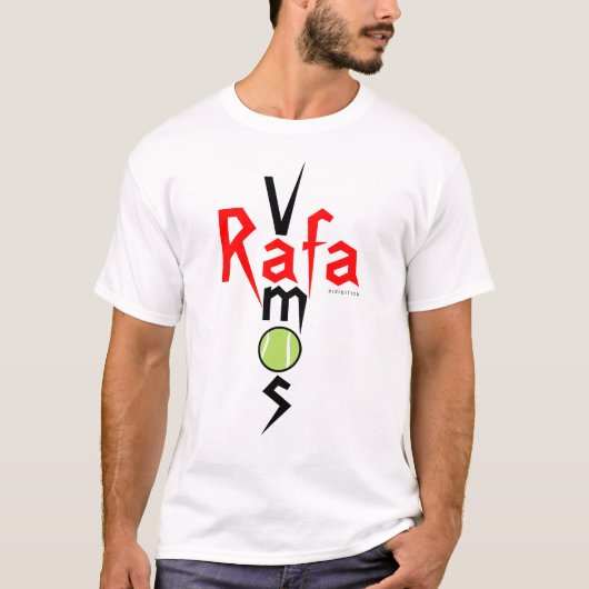 T-shirt 2 de tennis de Vamos Rafa (Devant)