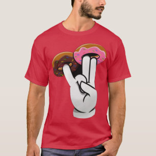 T-shirt 2 En Rose 1 Dans La Merde Beignet Sale Drôle Gif