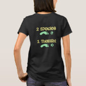 T-shirt (2 espèces 1 pensées) conception 2R1 originale (Dos)