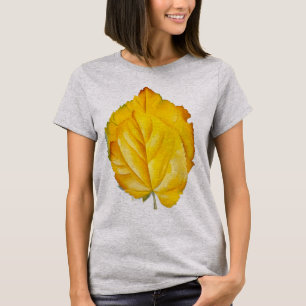 T-shirt 2 feuilles jaunes Georgia O'Keeffe